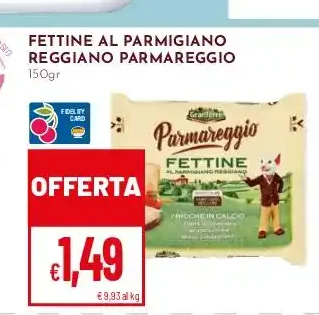 Fettine al Parmigiano Reggiano Parmareggio
