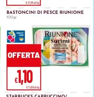 Bastoncini di pesce Riunione