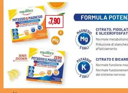 Integratore Potassio e Magnesio Equilibra