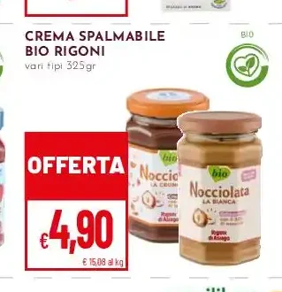 Crema spalmabile bio Rigoni