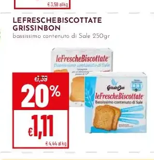 Le Fresche Biscottate GrissinBon