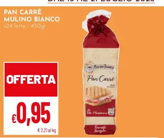 Pan Carrè Mulino Bianco