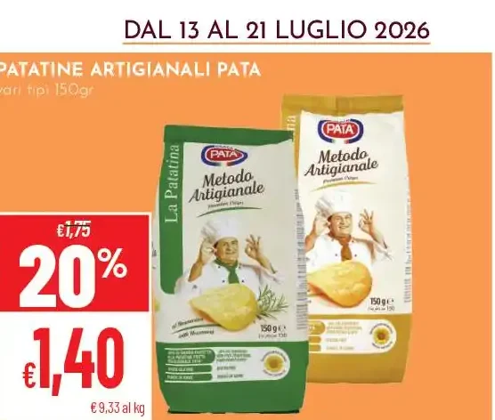 Patatine artigianali Pata