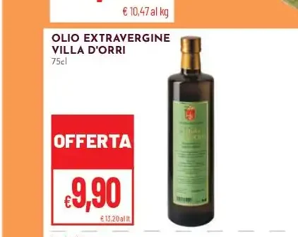 Olio extravergine Villa d'Orri