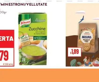 Zuppe, minestroni o vellutate Knorr