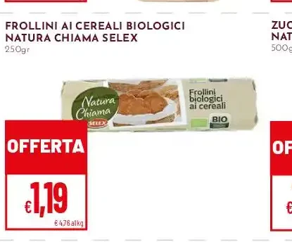 Frollini ai cereali biologici Natura Chiama Selex
