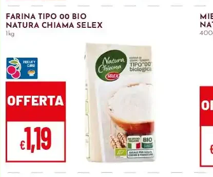 Farina tipo 00 bio Natura Chiama Selex
