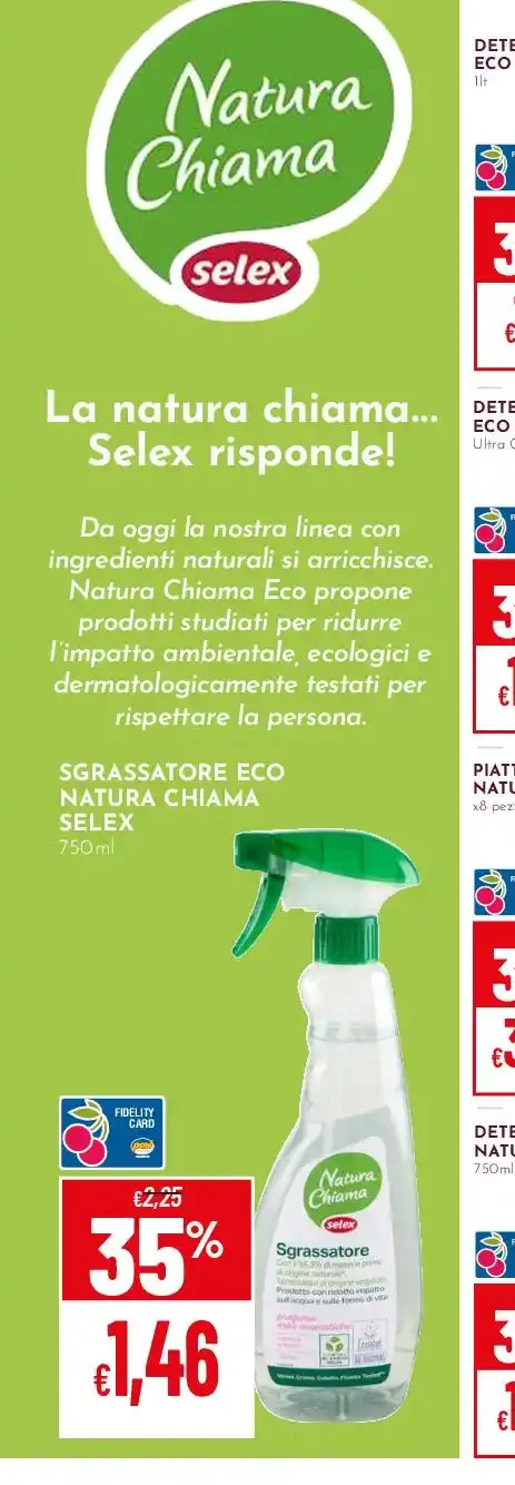 Sgrassatore eco Natura Chiama Selex