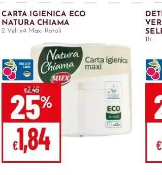 Carta igienica eco Natura Chiama