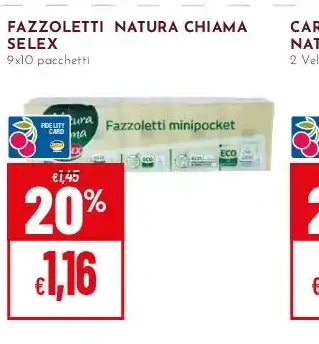 Fazzoletti Natura Chiama Selex