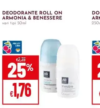 Deodorante roll-on Armonia & Benessere