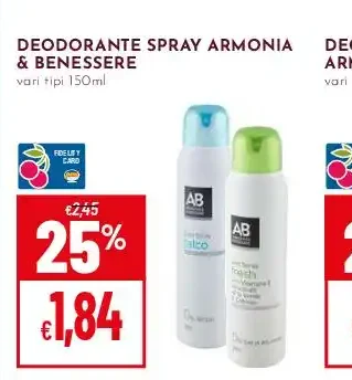 Deodorante spray Armonia & Benessere