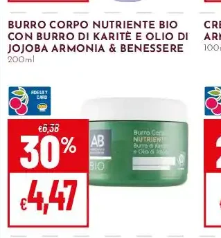 Burro corpo nutriente bio Armonia & Benessere