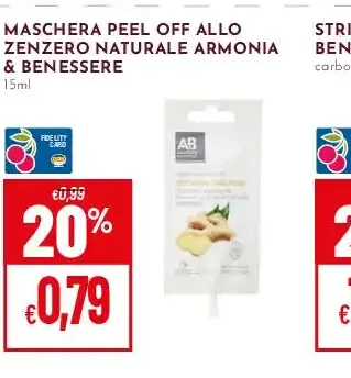 Maschera peel-off allo zenzero naturale Armonia & Benessere
