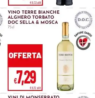 Vino Terre Bianche Alghero Torbato DOC Sella & Mosca