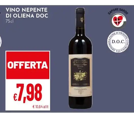 Vino Nepente di Oliena DOC