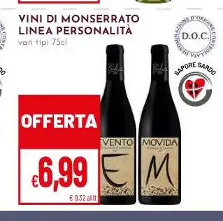 Vini di Monserrato Linea Personalità