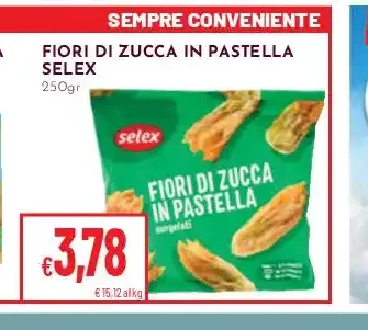 Fiori di zucca in pastella Selex
