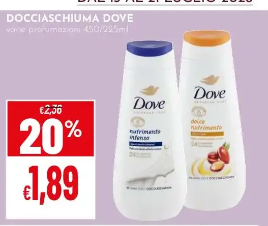 Docciaschiuma Dove