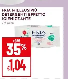 Fria Milleusi Più detergenti effetto igienizzante