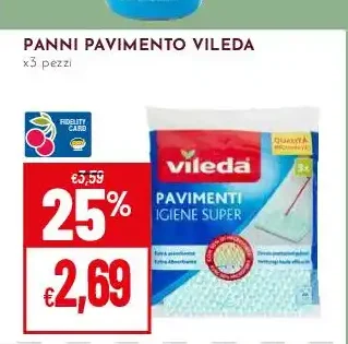 Panni pavimento Vileda