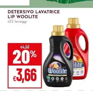 Detersivo lavatrice Lip Woolite
