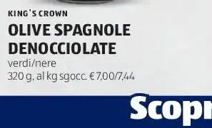 Olive spagnole denocciolate
