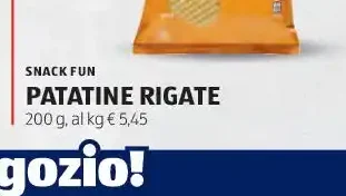 Patatine rigate