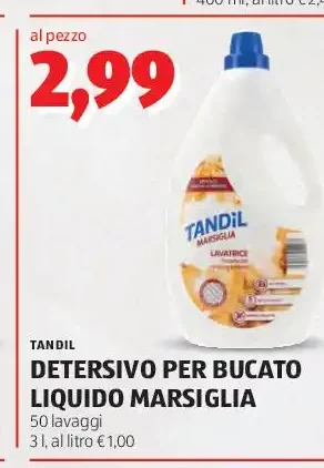 Detersivo per bucato liquido Marsiglia
