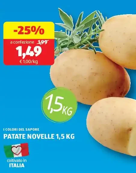Patate novelle