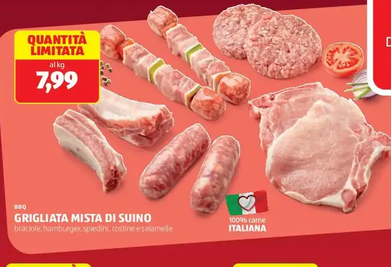 Grigliata mista di suino