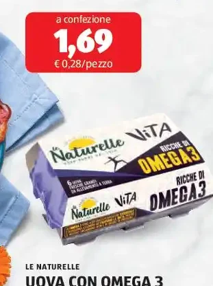Uova con Omega 3