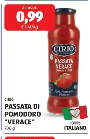 Passata di pomodoro Verace