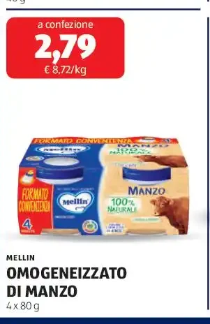 Omogeneizzato di manzo