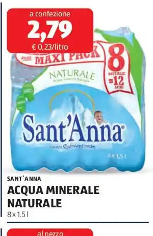 Acqua minerale naturale