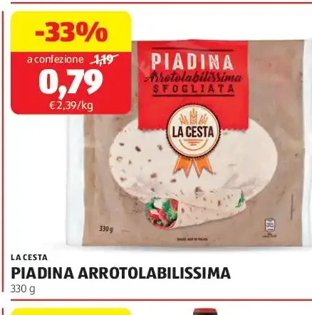 Piadina arrotolabilissima