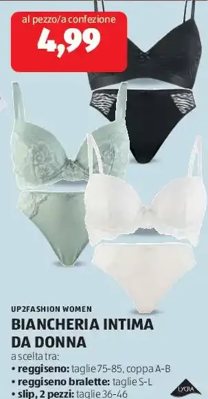 Biancheria intima da donna