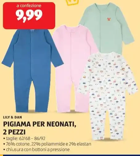 Pigiama per neonati, 2 pezzi