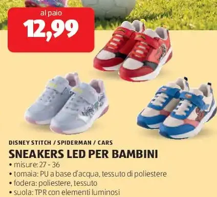 Sneakers LED per bambini