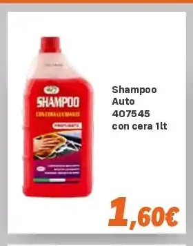Shampoo auto con cera