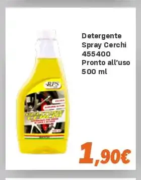 Detergente spray cerchi