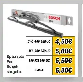 Spazzola tergicristallo Bosch