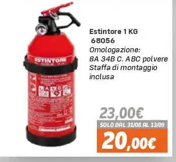 Estintore 1 kg