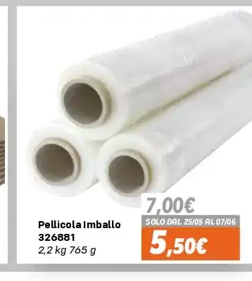 Pellicola imballo