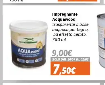 Impregnante Aquawood 750 ml