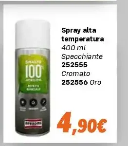 Spray alta temperatura cromato oro 400 ml