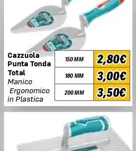 Cazzuola punta tonda