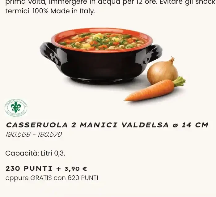 Casseruola 2 manici Valdelsa Ø 14 cm