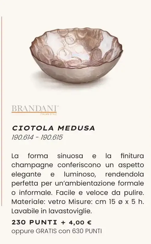 Ciotola Medusa