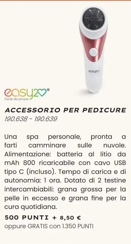 Accessorio per pedicure